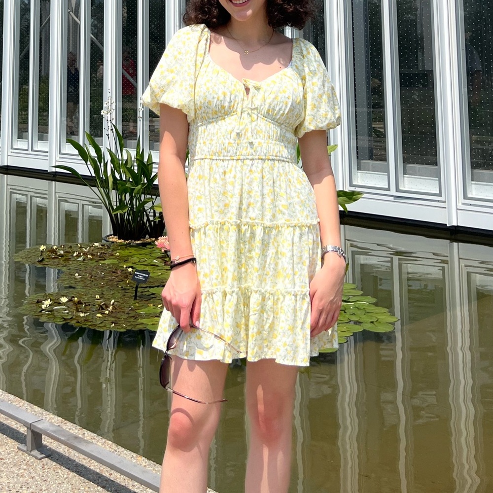 Yellow Flower Dress